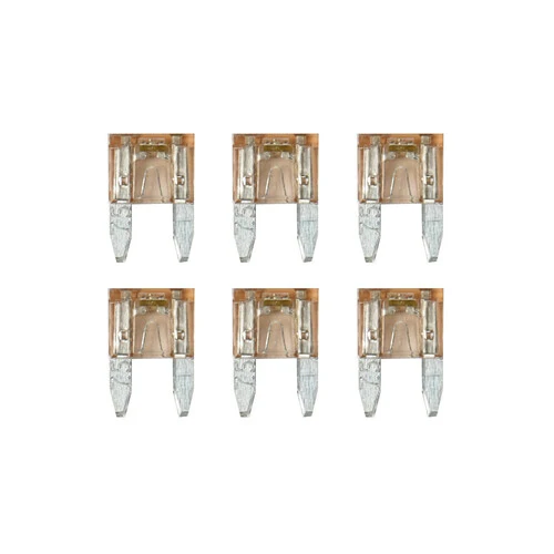 Lampa Smart Led, set 6 micro-fusibili lamellari con spia a led, 12/32V - 7,5A 70190