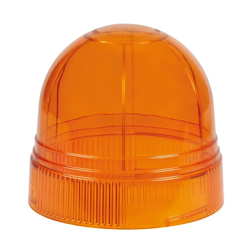 Lampa Calotta ricambio per luce di segnalazione art. 72997 / 72998 / 73007 - 127 mm - Arancio 72956
