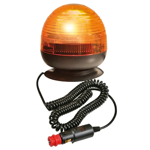 Lampa RH-4, luce di segnalazione alogena con base magnetica e ventosa, 12/24V 73003