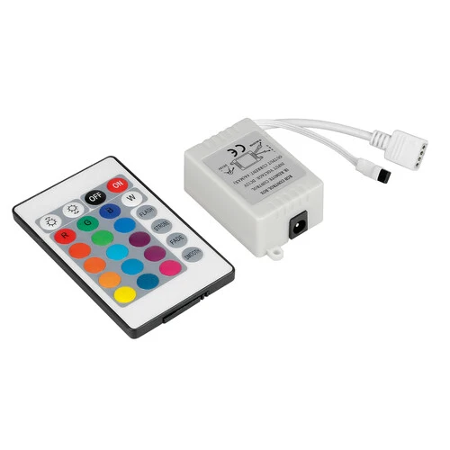 Lampa Centralina di controllo per striscia a Led RGB con telecomando - 12V 73647