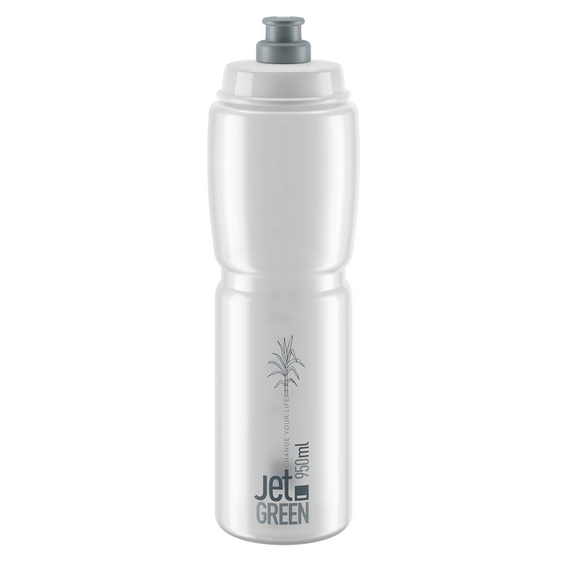 Borraccia Elite Jet Green 950ml - Trasparente