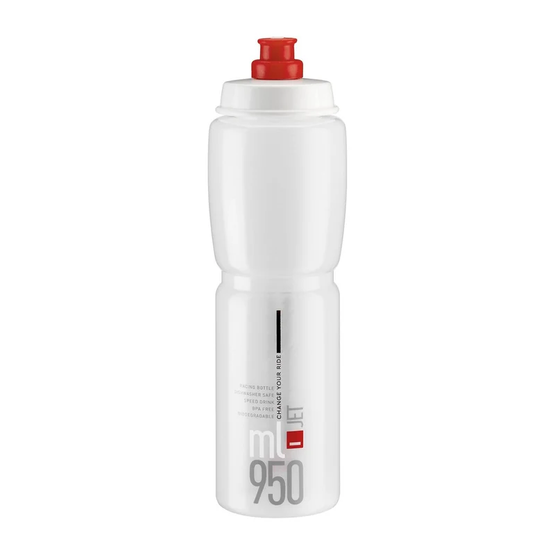 Borraccia Elite Jet Logo 950ml - Trasparente