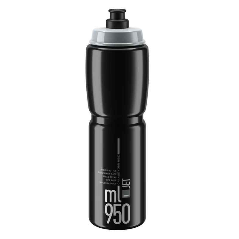 Borraccia Elite Jet Logo 950ml - Nero