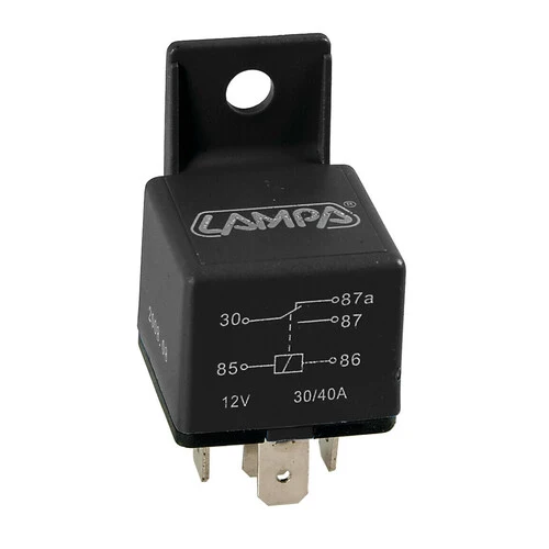 Lampa Relay universale 5 contatti - 12V - 30A 45501