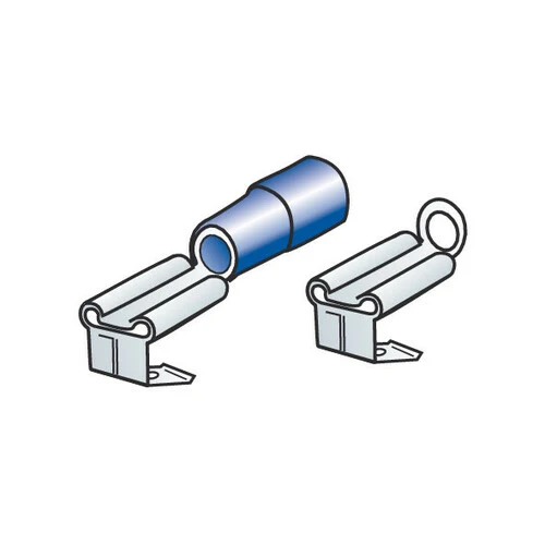 Lampa Kit 40 terminali-capicorda piatti a doppio innesto - Blu 45053