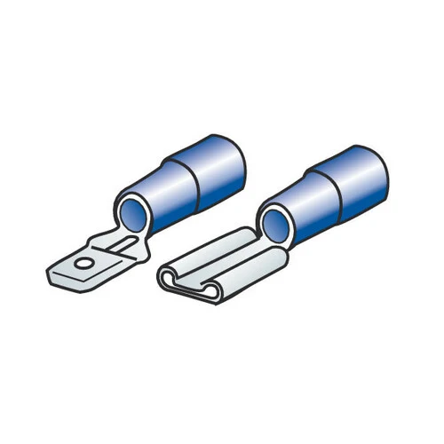 Lampa Kit 40 terminali-capicorda piatti - Blu 45052
