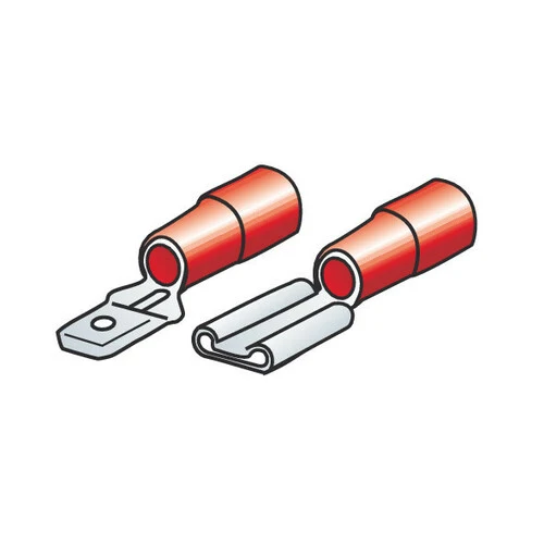 Lampa Kit 40 terminali-capicorda piatti - Rosso 45051