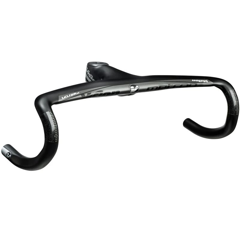Manubrio integrato Vision Metron 5D 380 mm - Nero grigio